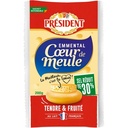 PRESIDENT Emmental Heart of the Wheel 30% Reduced Salt 200g