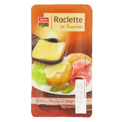 RACLETTE EN TRANCHES BF BARQUETTE 350 G