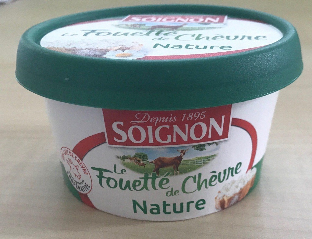 Plain Whipped Goat Cheese 140g Soignon