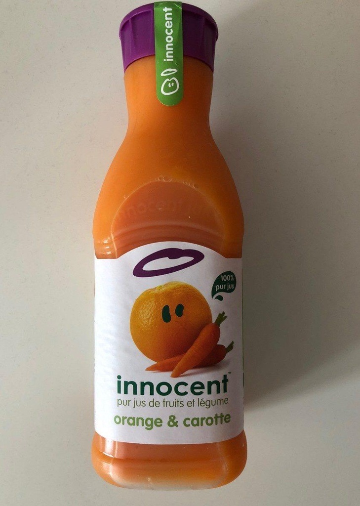 innocent jus orange & carotte 900ml