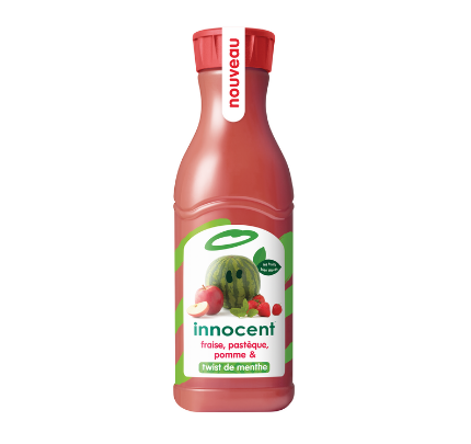 innocent fraise, pastèque, pomme & twist de menthe 750ml