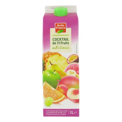 11 Fruit Multivitamin Cocktail Belle France 1L Carton