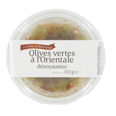 OLIVE VERTE DENOYAUTEE ORIENTALE DBF POT 150 G