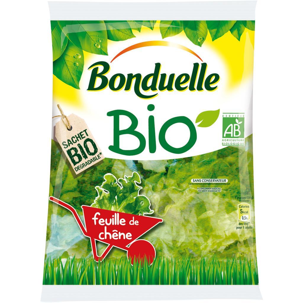 Salade Bonduelle feuille chêne verte bio   100g
