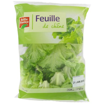 Oak Leaf Lettuce BF Bag 125g