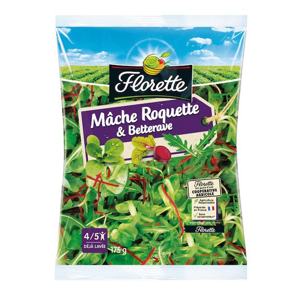 Lamb's Lettuce, Rocket & Beetroot Mix 100g Florette