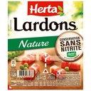 HERTA Lardons nature Conservation Sans Nitrite - 2x75g