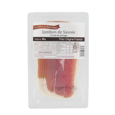 Savoie Dry-Cured Ham 9 Months 6 Slices DBF 90g