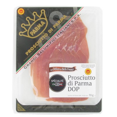 JAMBON DE PARME AOP DBF BARQUETTE 70 G