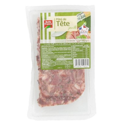 PATE DE TETE PERSILLE BF BARQUETTE 180 G 