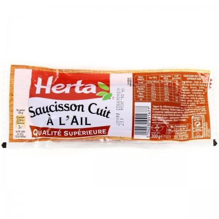 SAUCISSON AIL 300G  HERTA