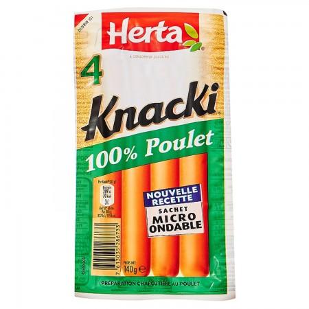KNACKI POULET X4 140HERTA