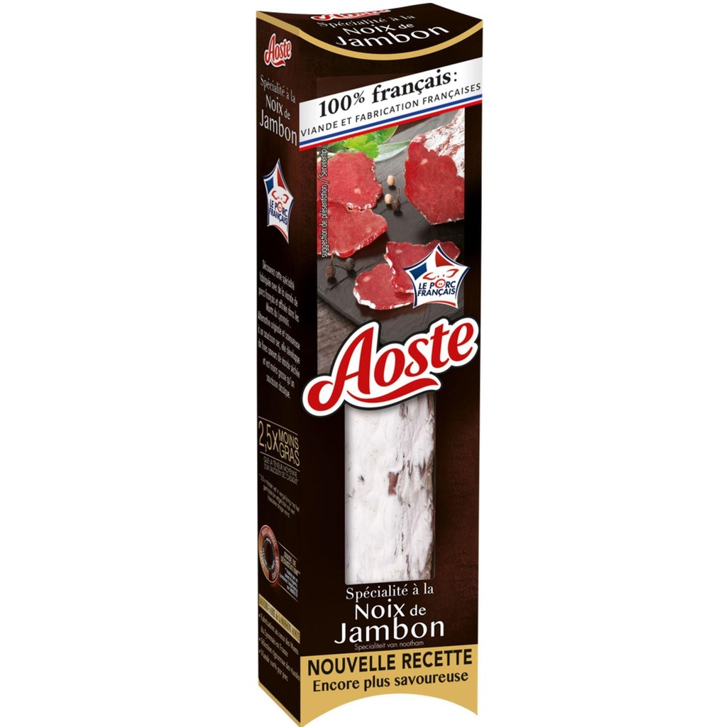 Aoste Dry Sausage Short Ham Heart - 190g
