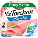2 slices Le Torchon ham, cooked in broth, 25% less salt