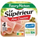 4 slices Superior Ham -25% Salt