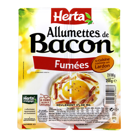 Bacon Matchsticks 200g Hert