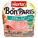 LE BON PARIS Ham -25% Salt 4 Slices 140g