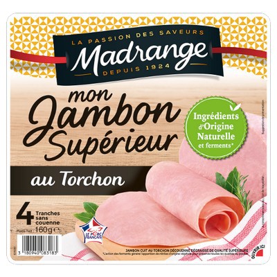 My Premium Ham Cooked in a Cloth Madrange 4 Slices x 40g