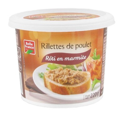 Belle France Roast Chicken Rillettes in a Pot 220g