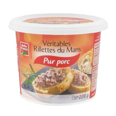 Authentic Le Mans Pork Rillettes BF Jar 220g