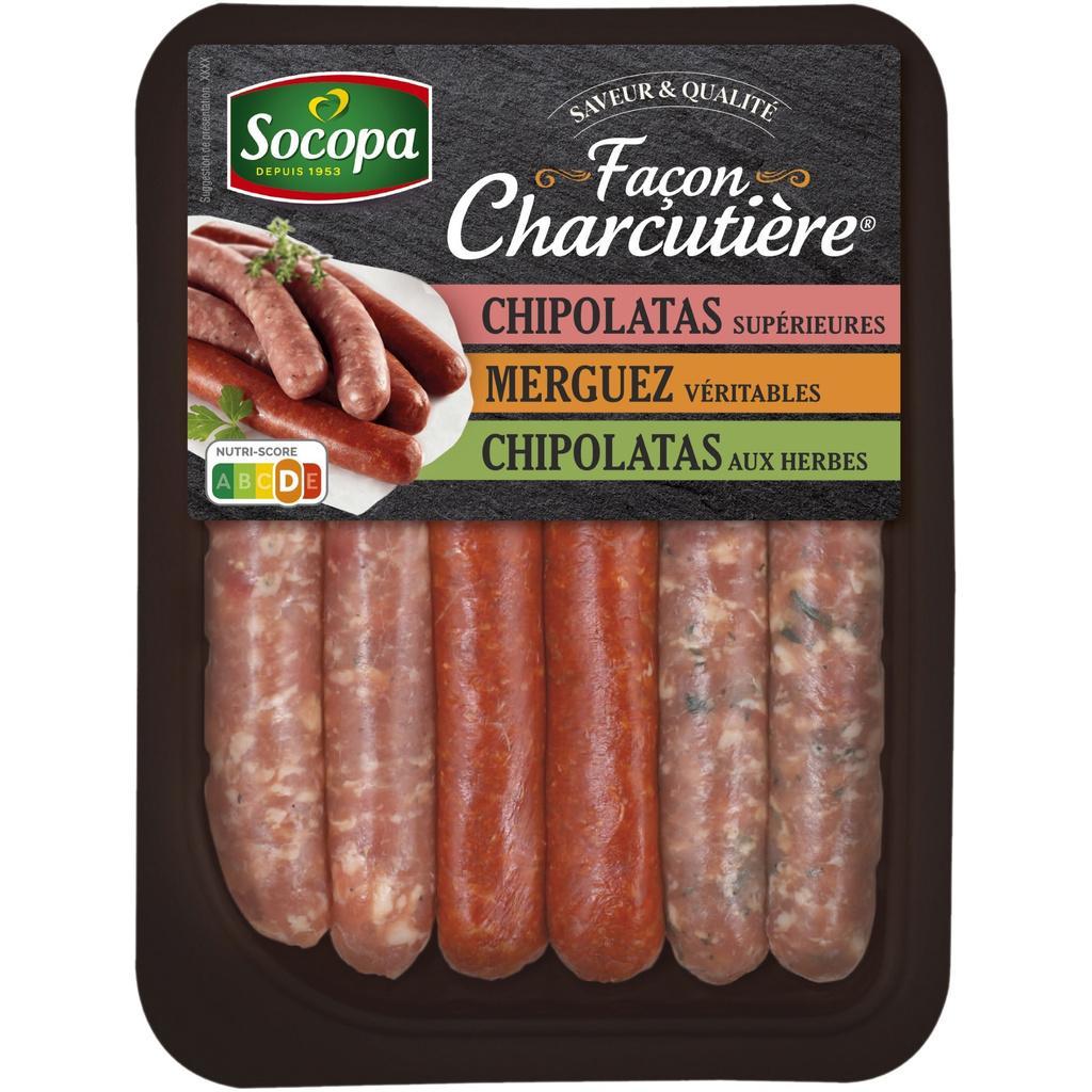 ASSORTIMENT SAUCISSES FC X 6