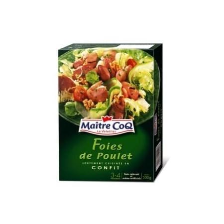 Confit Chicken Livers Vacuum-Packed 300g Maître Coq