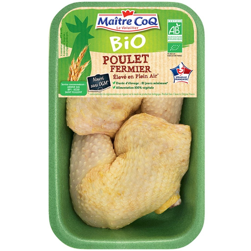 X2POULET JNE FERMIER BIO