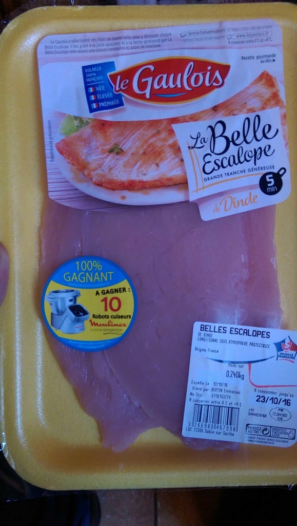 BELLE TURKEY BREAST X2 240G	