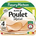 4 slices Halal Chicken Breast