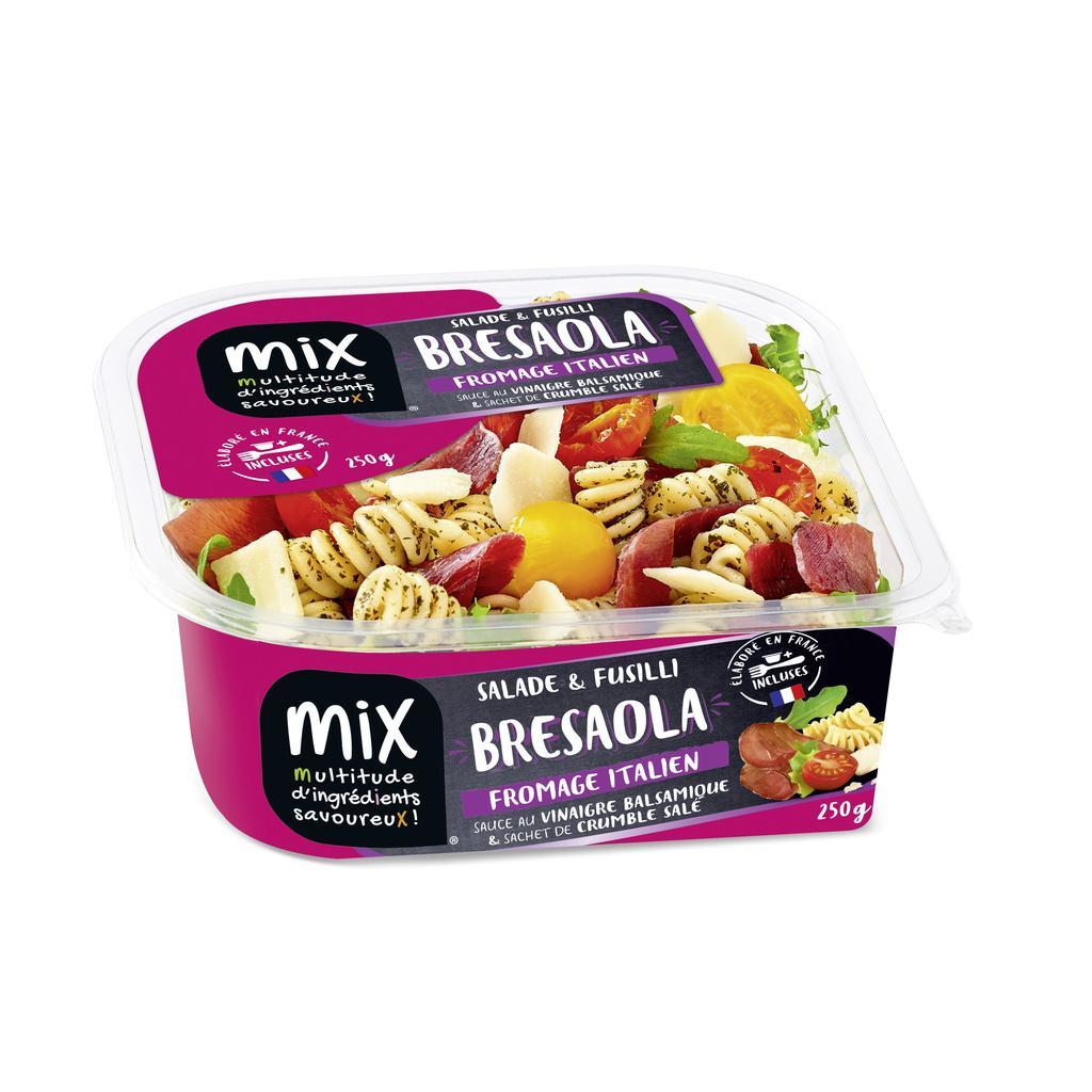 SALADE & FUSILLI - BRESAOLA - FROMAGE ITALIEN 250 GR MIX