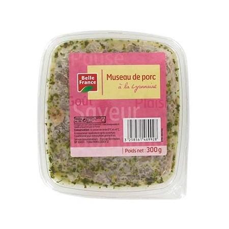 MUSEAU DE PORC A LA LYONNAISE BF BARQUETTE 300 G 