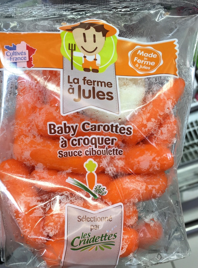 Baby Carrots + Dip 200g x4