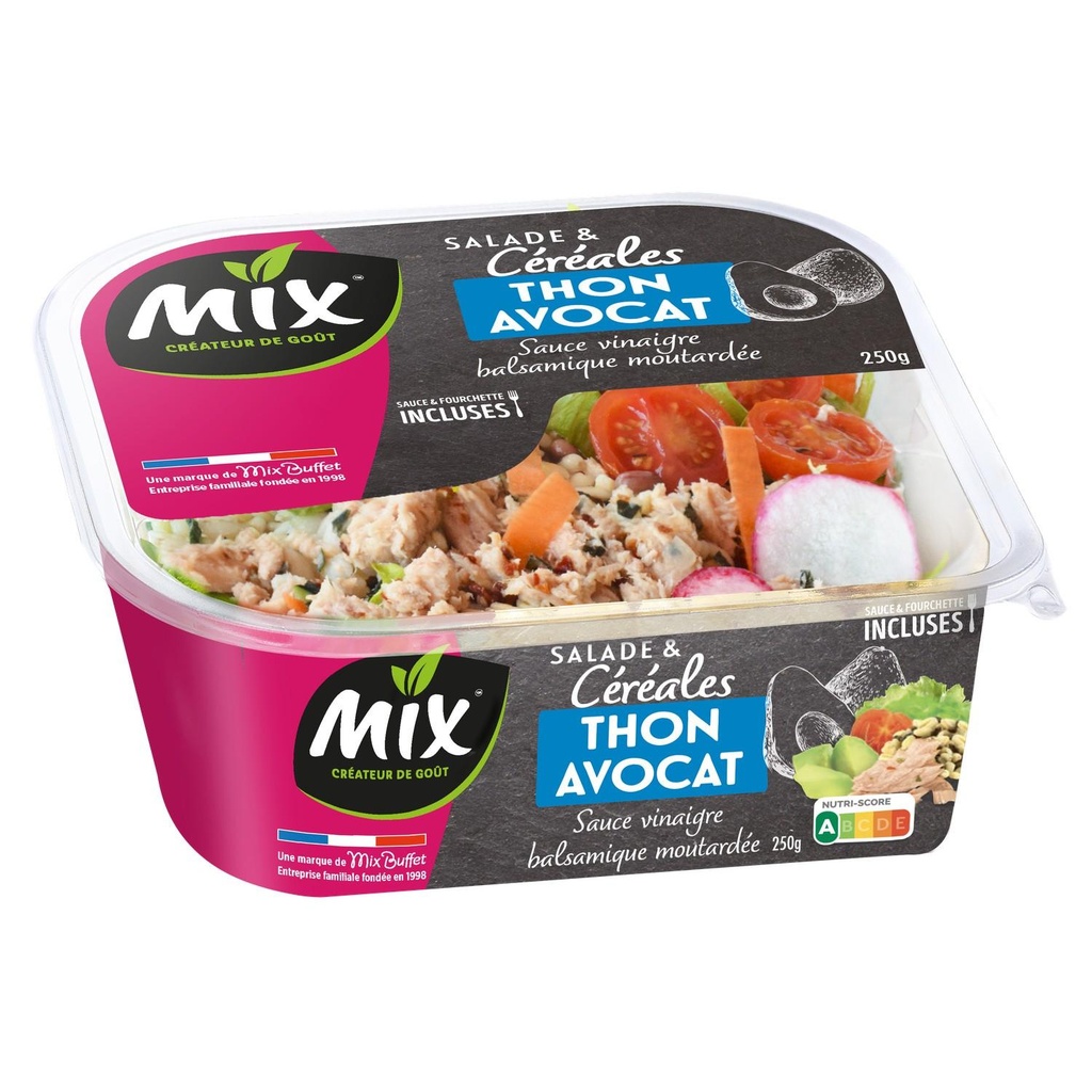 Salade & Fusilli – THON AVOCAT Sauce huile d'avocat & citron 250g