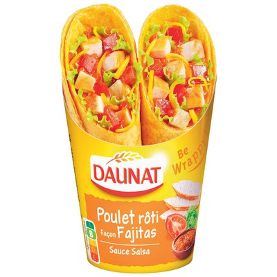 WRAP POULET FAJITAS 190G
