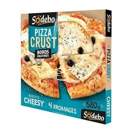Sodebo Pizza Crust 580g Cheesy Four Cheese
