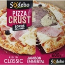 SODEBO PIZZA CRUST 600G CLASSIC HAM & EMMENTAL