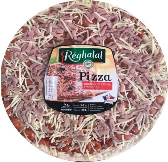 450G - REGHALAL - PIZZA JAMBON DE DINDE EMMENTAL