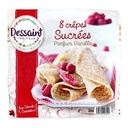 Crêpes sucrées parfum vanille x8 400g
