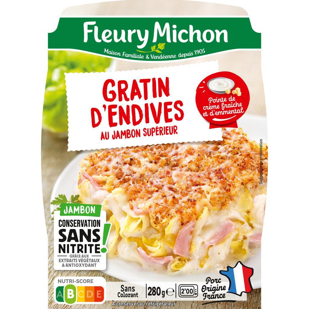 Gratin d'Endives, Jambon Supérieur, Emmental
