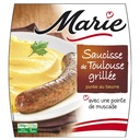 Grilled Toulouse Sausage, Mashed Potatoes with Crème Fraîche and Butter 290g MARIE
