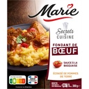 Fondant de bœuf, écrasé de pommes de terre, sauce à la basquaise 300g MARIE
