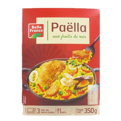 Seafood Paella Belle France Microwave Tray 350g