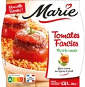 Tomates farcies, riz à la tomate, farce cuisinée aux oignons et au persil 360g MARIE