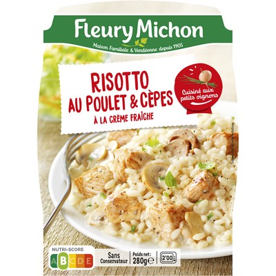 Risotto au Poulet & Cèpes