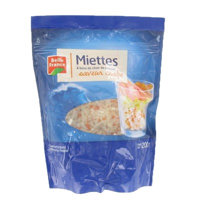 MIETTE DE SURIMI SAVEUR CRABE BF SACHET ZIP 200 G