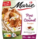 Porc au caramel, riz parfumé à la sauce soja 300g MARIE