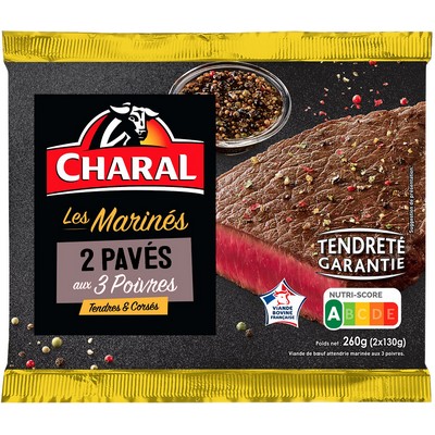 Belle France 3 Pepper Beef Steaks 130g x2