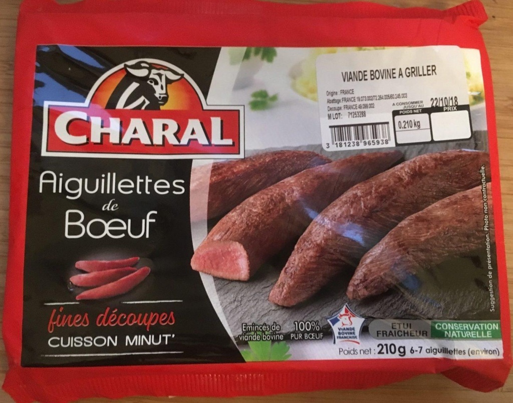 AIGUILLETTES DE BOEUF 200G VBF
