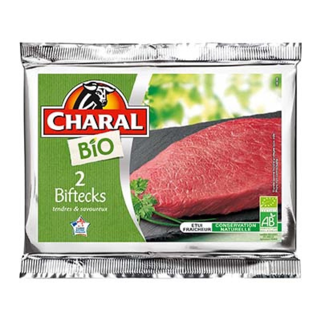 Organic Beef Steak 2x120g