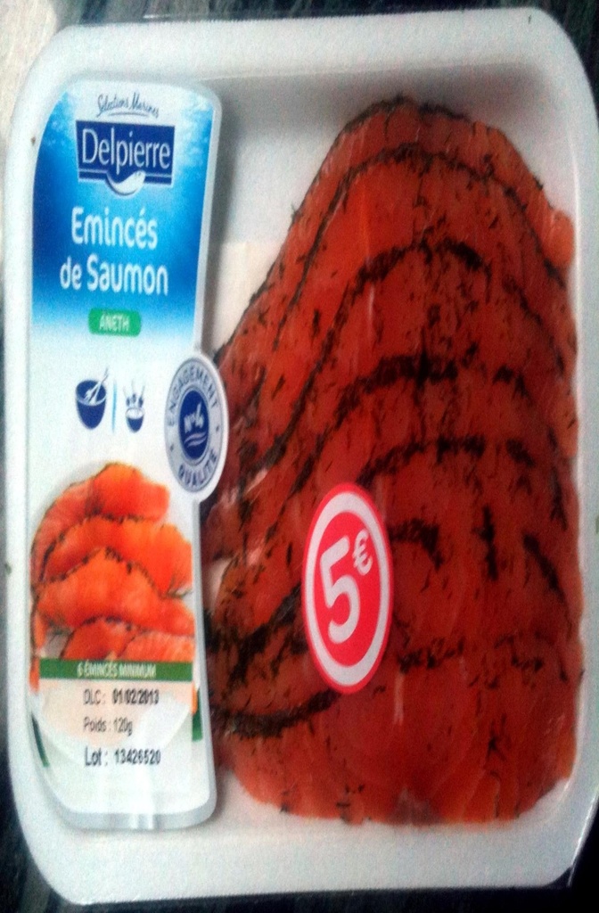Sliced Salmon with Dill 120g